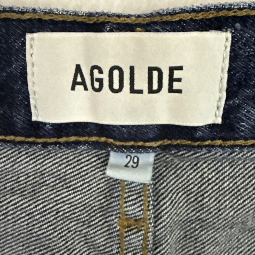 Agolde Low Curve Jeans Womens Size 29 Blue Pendulum Barrel Leg Slouchy Denim - Picture 2 of 14